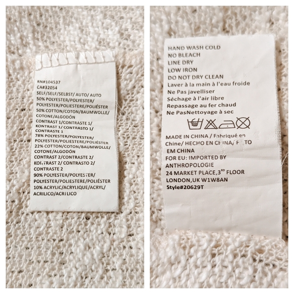 Anthropologie TINY Stratigraphy Cardigan in Size M - Picture 5 of 6